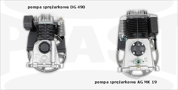 Pompa sprarkowa DG 490, Pompy sprarkowe AG MK 19